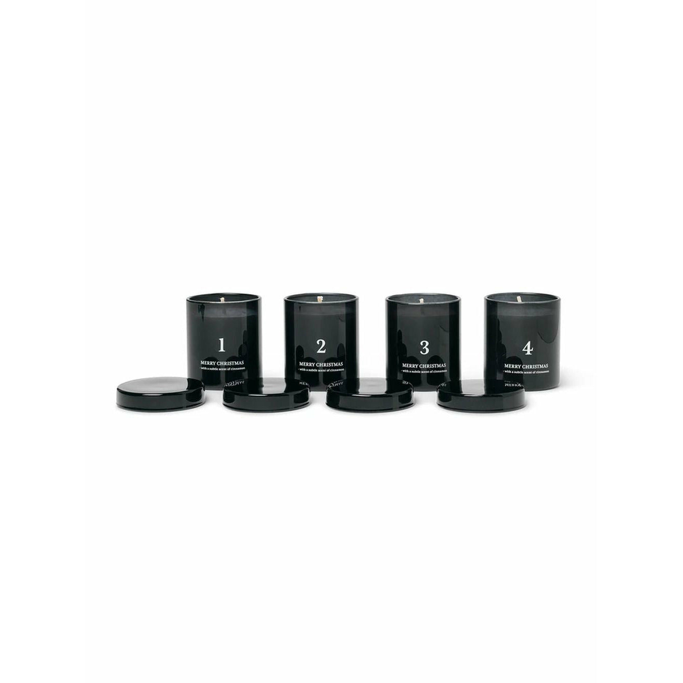 [product_category]-Ferm Living Scented Advent Scented Candles Set Of 4, Black-Ferm Living-5704723261643-1104263198-FER-2