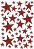 Ferm Living Stars Sticker, Red