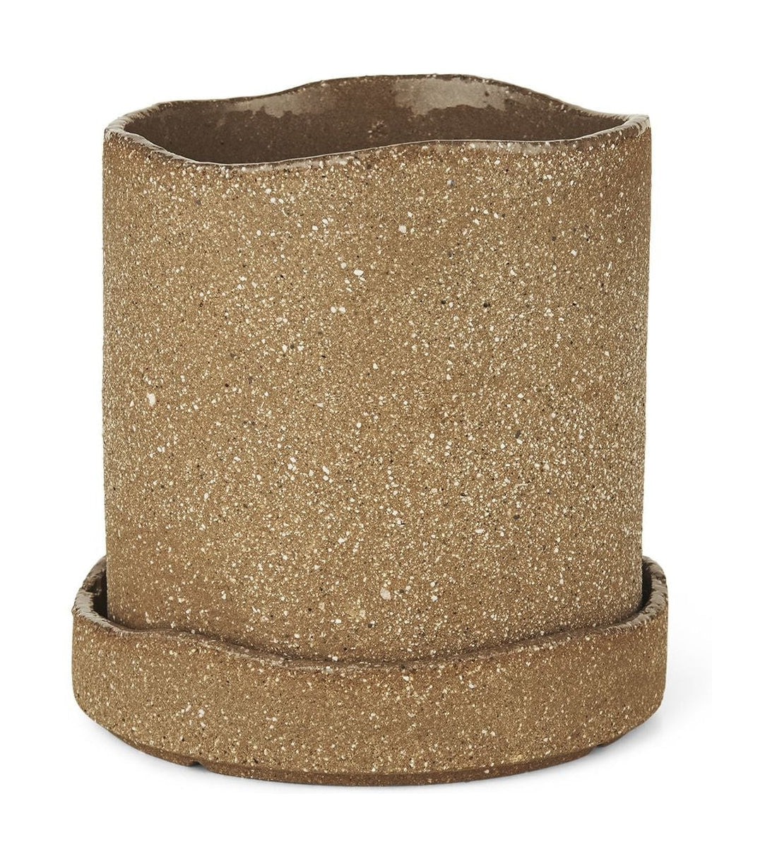 [product_category]-Ferm Living Uneru Pot ø13, Brown-Ferm Living-5704723302759-1104267309-FER-1