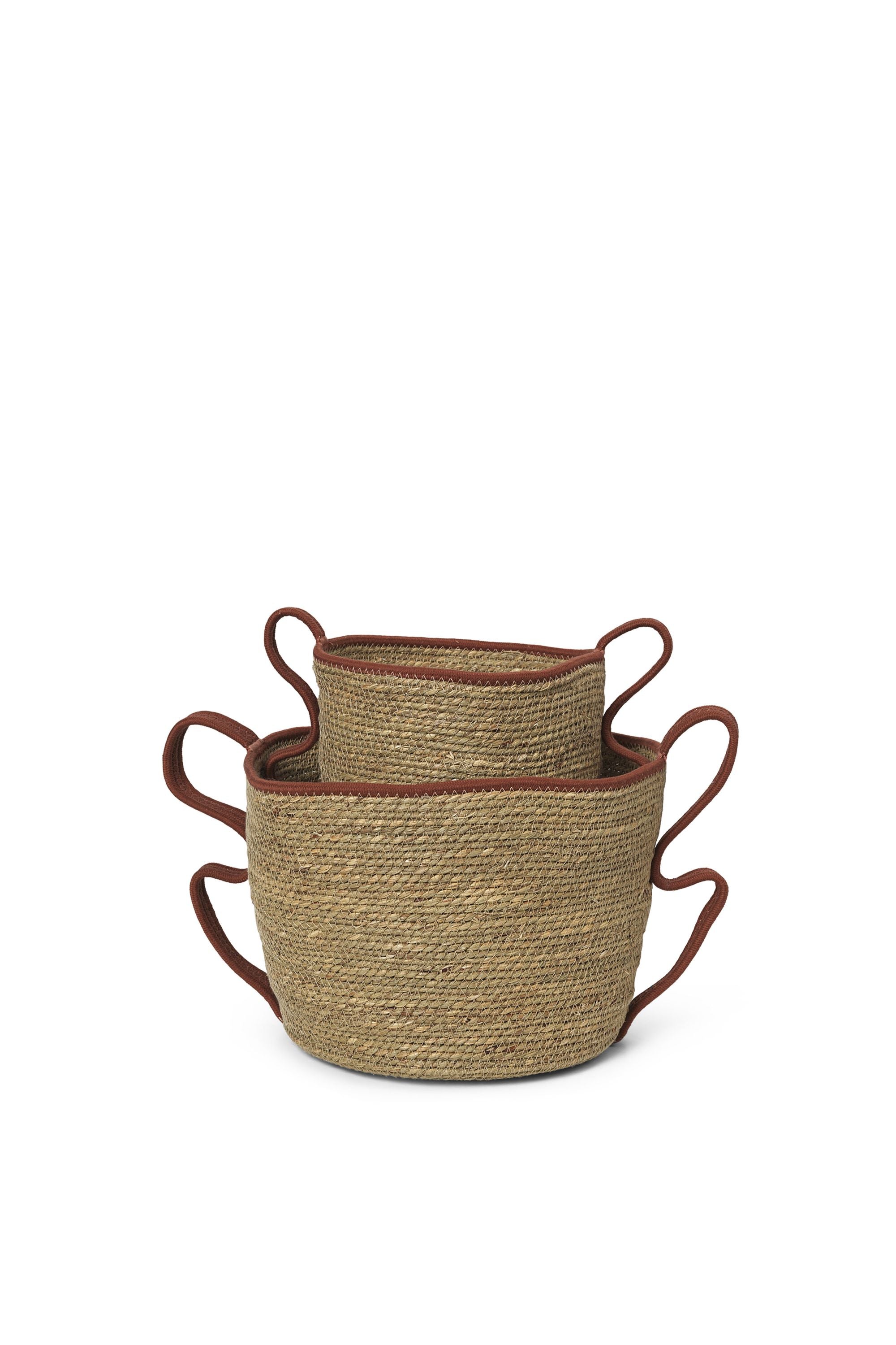 [product_category]-Ferm Living Verso Baskets Set Of 2, Brick-Ferm Living-5704723302124-1104267246-FER-2