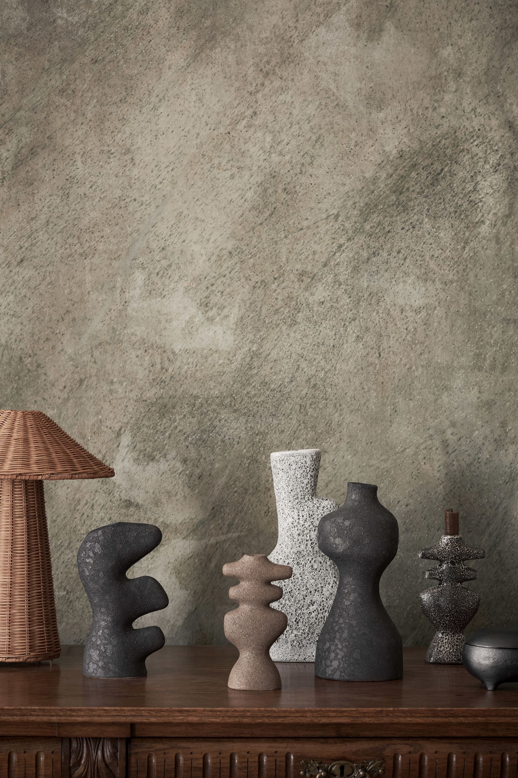 [product_category]-Ferm Living Yara Vase Large, Grey Pumice-Ferm Living-5704723311508-1104268184-FER-3