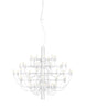  2097/50 Chandelier Frosted Bulbs Matte White