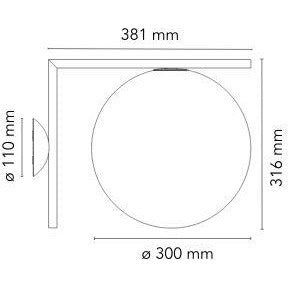 [product_category]-Flos Ic Light C/W2 Wall/Ceiling Lamp, Chrome-Flos-8059607003602-F3179057-FLO-5