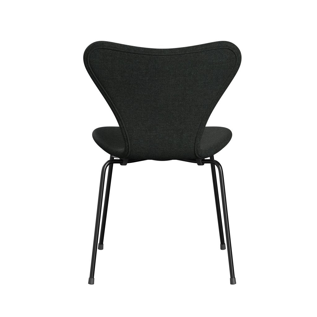 [product_category]-Fritz Hansen 3107 Chair Full Upholstery, Black/Re Wool Black/Natural-Fritz Hansen-3107FU-REW198-DRBL-FRI-4