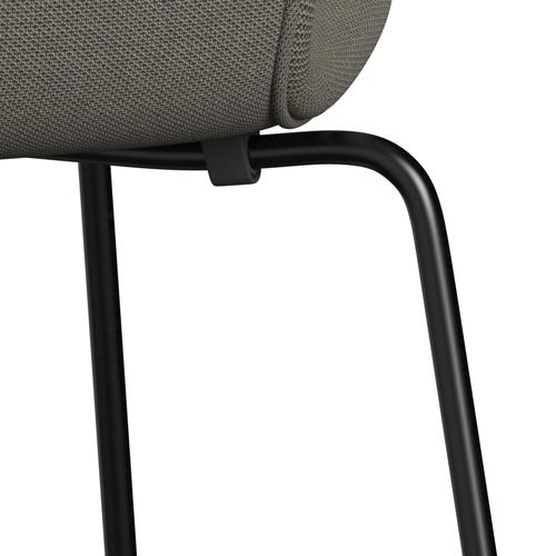 [product_category]-Fritz Hansen 3107 Chair Full Upholstery, Black/Steelcut Trio Light Brown-Fritz Hansen-3107FU-STR253-DRBL-FRI-7