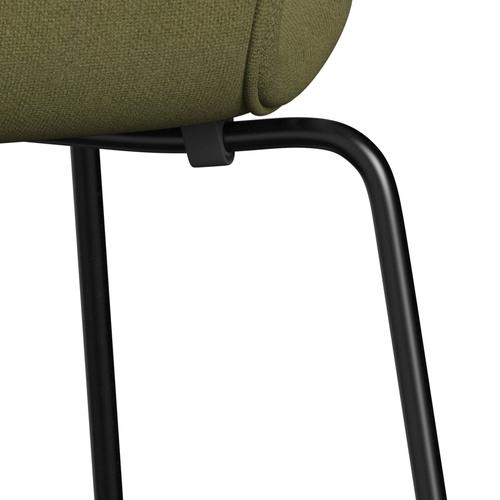 [product_category]-Fritz Hansen 3107 Chair Full Upholstery, Black/Tonus Dusty Green-Fritz Hansen-3107FU-TON964-DRBL-FRI-7