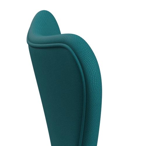 [product_category]-Fritz Hansen 3107 Chair Full Upholstery, Brown Bronze/Fame Green Turquoise-Fritz Hansen-3107FU-F67067-DBPC-FRI-5