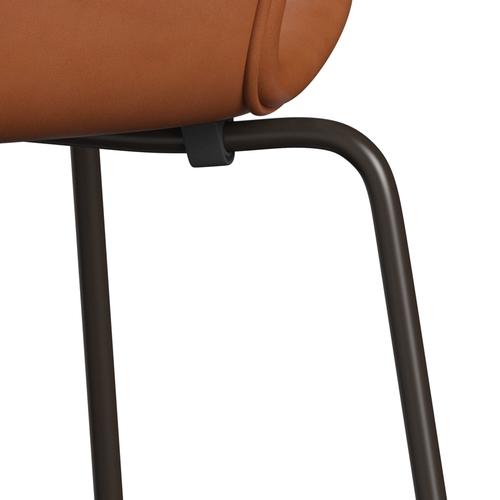 [product_category]-Fritz Hansen 3107 Chair Full Upholstery, Brown Bronze/Grace Walnut-Fritz Hansen-3107FU-ELWAL-DBPC-FRI-7