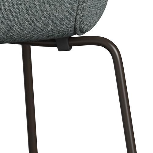 [product_category]-Fritz Hansen 3107 Chair Full Upholstery, Brown Bronze/Hallingdal Grey-Fritz Hansen-3107FU-HAL130-DBPC-FRI-7