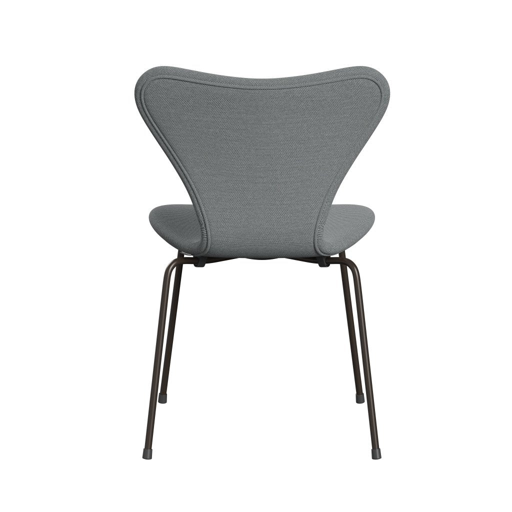 [product_category]-Fritz Hansen 3107 Chair Full Upholstery, Brown Bronze/Steelcut Trio Grey-Fritz Hansen-3107FU-STR133-DBPC-FRI-4