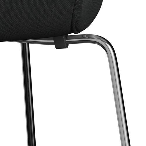 [product_category]-Fritz Hansen 3107 Chair Full Upholstery, Chrome/Steelcut Dark Brown (Sti380)-Fritz Hansen-3107FU-STI380-CST-FRI-7