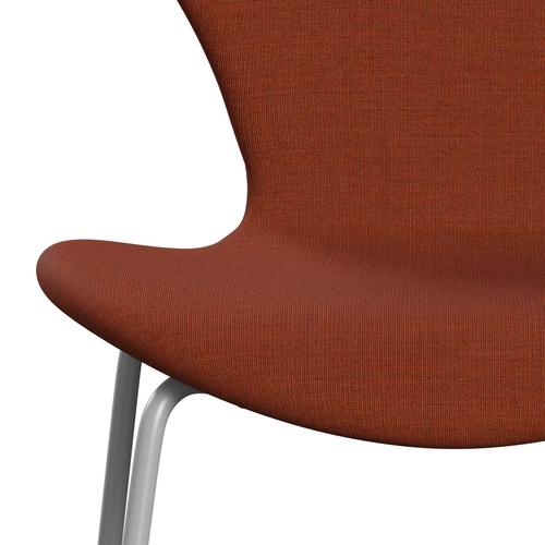 [product_category]-Fritz Hansen 3107 Chair Full Upholstery, Nine Grey/Canvas Brown Pink-Fritz Hansen-3107FU-CA0454-DRNIGR-FRI-6