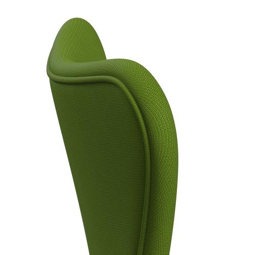 [product_category]-Fritz Hansen 3107 Chair Full Upholstery, Nine Grey/Fame Green-Fritz Hansen-3107FU-F68035-DRNIGR-FRI-5