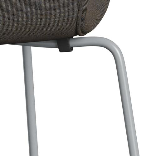 [product_category]-Fritz Hansen 3107 Chair Full Upholstery, Silver Grey/Remix Rust Blue-Fritz Hansen-3107FU-REM852-SIGREY-FRI-7