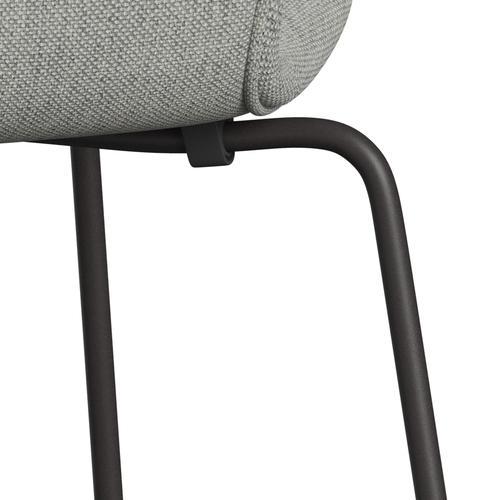 [product_category]-Fritz Hansen 3107 Chair Full Upholstery, Warm Graphite/Hallingdal White/Grey-Fritz Hansen-3107FU-HAL110-WARGRA-FRI-7