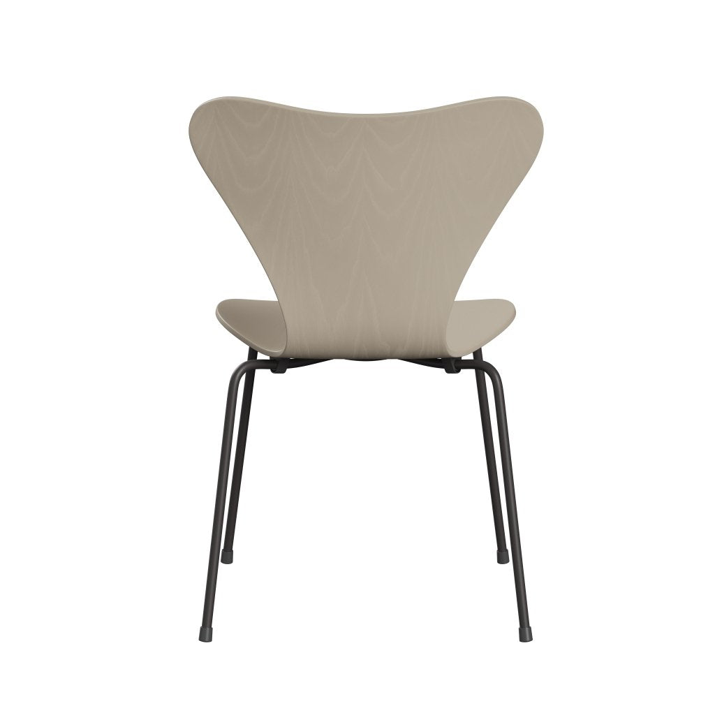 [product_category]-Fritz Hansen 3107 Chair Unupholstered, Warm Graphite/Dyed Ash Light Beige-Fritz Hansen-3107-CA135-WARGRA-FRI-4