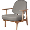  Jh97 Fred Lounge Chair Oiled Oak Yellow