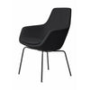 Fritz Hansen Little Giraffe Armchair Black Base Fabric Christianshavn, Warm Grey