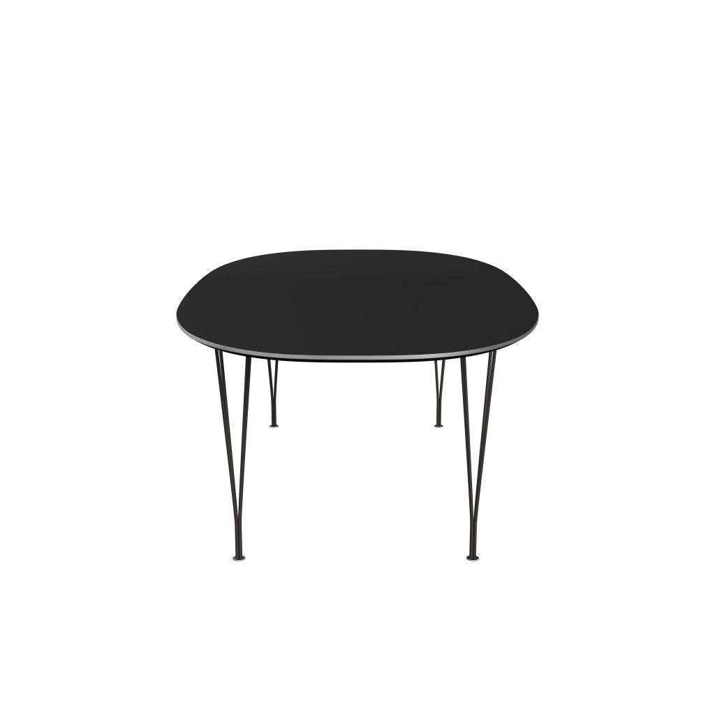 [product_category]-Fritz Hansen Superellipse Dining Table Warm Graphite/Black Fenix Laminate, 240x120 Cm-Fritz Hansen-B614-FXBLL-SPAL-WARGRA-FRI-3