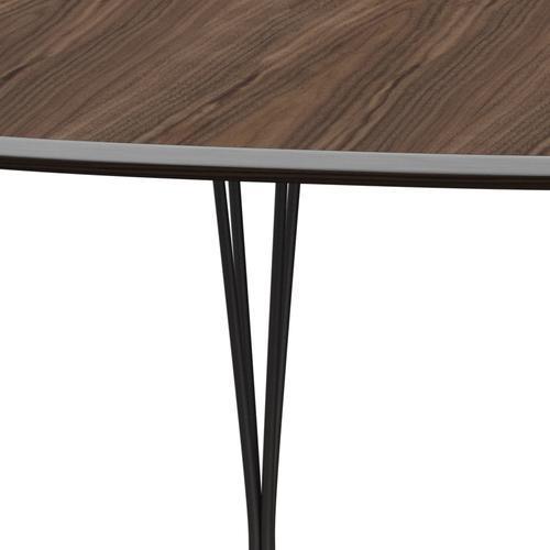 [product_category]-Fritz Hansen Superellipse Extendable Table Warm Graphite/Walnut Veneer, 300x120 Cm-Fritz Hansen-B619-WAL001-SPAL-WARGRA-FRI-4