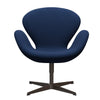  Swan Lounge Chair Brown Bronze/Christianshavn Blue Uni