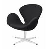  Swan Lounge Chair Fabric Christianshavn Dark Grey