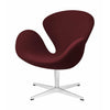  Swan Lounge Chair Fabric Christianshavn Red Uni