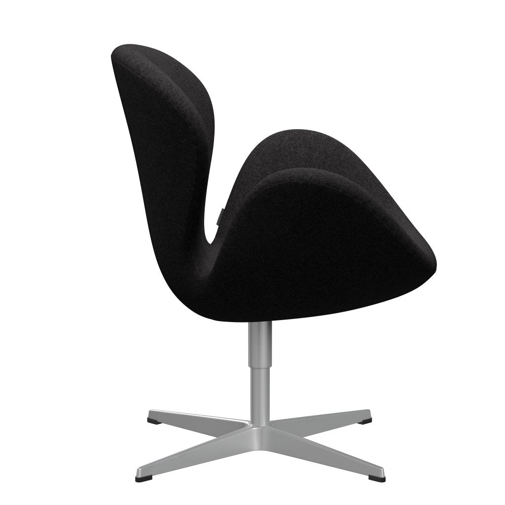 [product_category]-Fritz Hansen Swan Lounge Chair, Silver Grey/Divina Md Dark Grey-Fritz Hansen-3320-DMD293-SGBASE-FRI-3