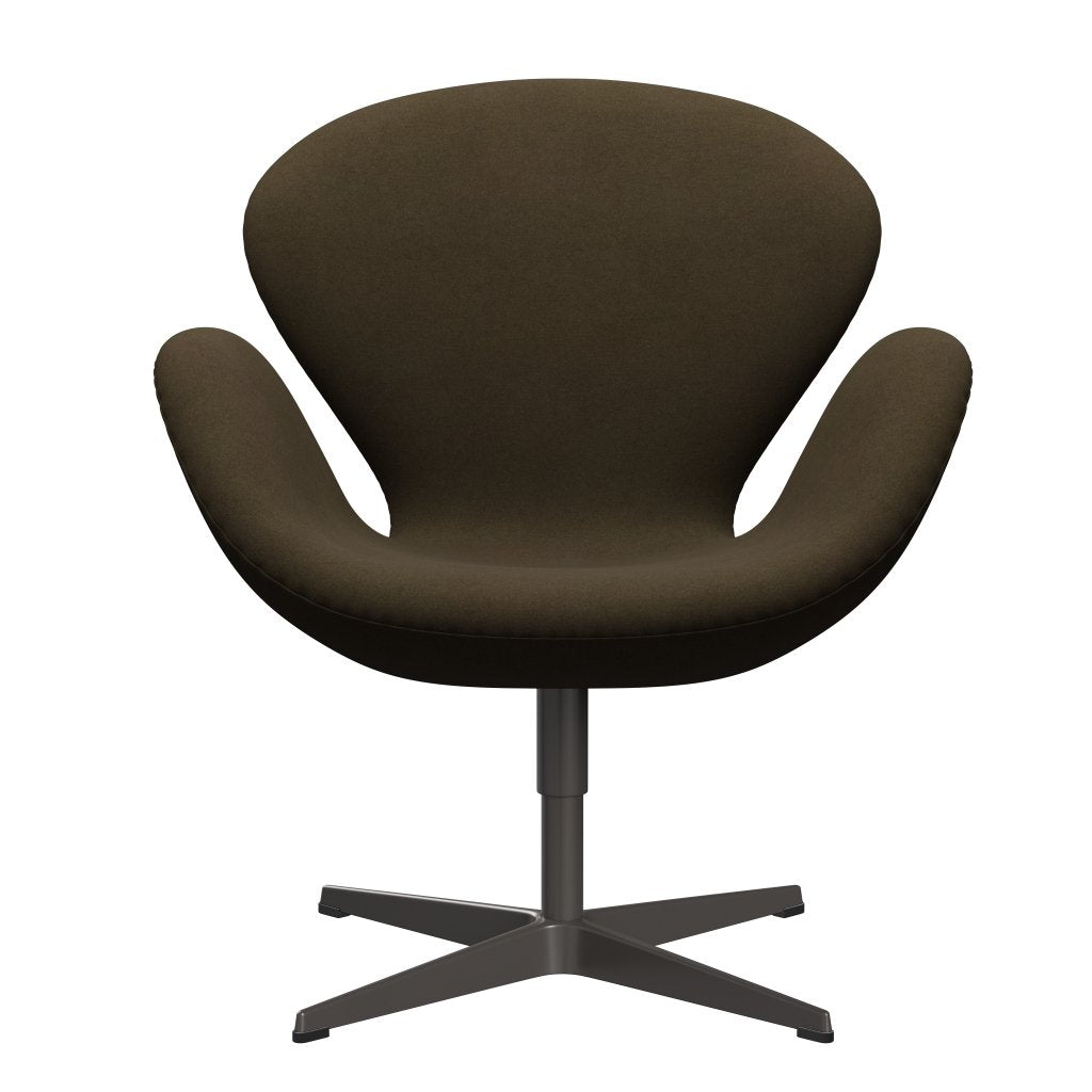 [product_category]-Fritz Hansen Swan Lounge Chair, Warm Graphite/Divina Brown (984)-Fritz Hansen-3320-DIV984-WGBASE-FRI-1