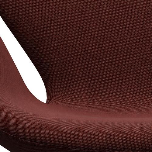 [product_category]-Fritz Hansen Swan Lounge Chair, Warm Graphite/Rims Dark Red/Brown-Fritz Hansen-3320-RIM591-WGBASE-FRI-6