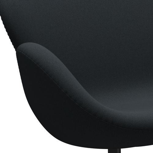 [product_category]-Fritz Hansen Swan Sofa 2 Seater, Black Lacquered/Steelcut Trio Black-Fritz Hansen-3321-STR195-BLLA-FRI-7