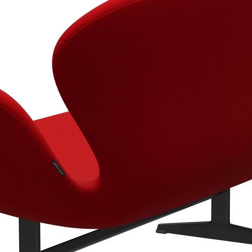 [product_category]-Fritz Hansen Swan Sofa 2 Seater, Warm Graphite/Divina Red (623)-Fritz Hansen-3321-DIV623-WGBASE-FRI-5