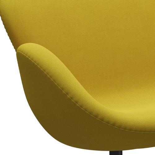 [product_category]-Fritz Hansen Swan Sofa 2 Seater, Warm Graphite/Steelcut Light Green/Yellow-Fritz Hansen-3321-STI435-WGBASE-FRI-7