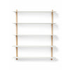 Gejst Nivo Shelf E, Light Oak/White