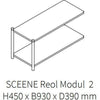 Gejst Sceene Reol Module 2, Black Oak