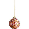 Holmegaard Souvenir Christmas Bauble Red Dotted ø8 Cm