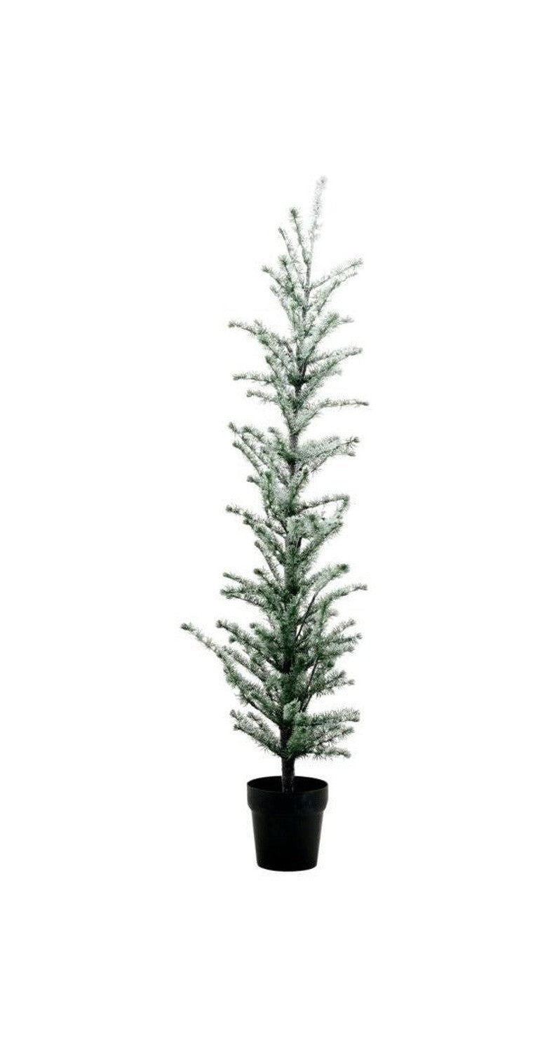 House Doctor Christmas tree w. LED, HDFlocked, Nature