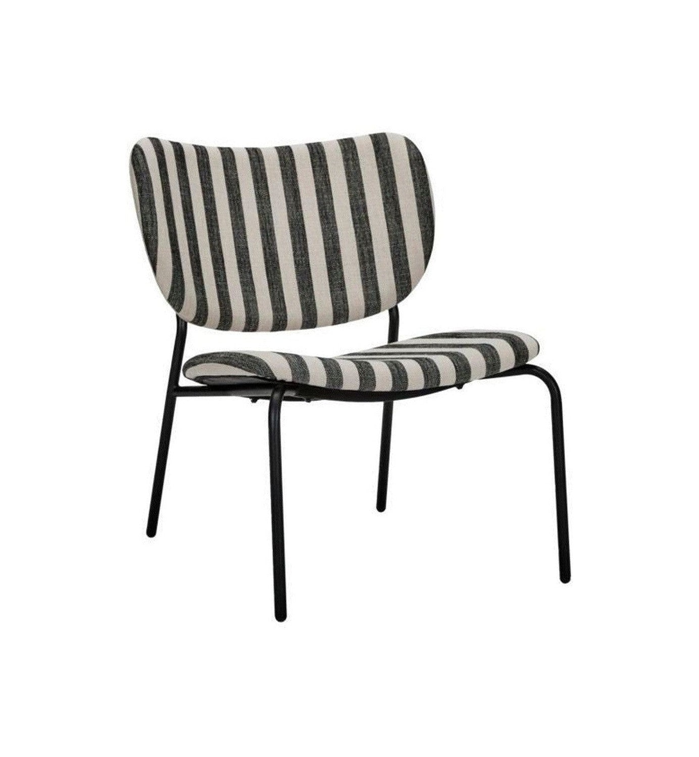 [product_category]-House Doctor Lounge chair, HDLonga, Black/Off-white-House Doctor-5707644884274-209343041-HOU-1