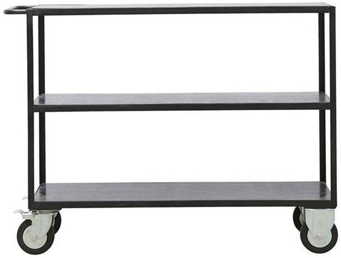 [product_category]-House Doctor Shelving unit w. 4 wheels, Black-House Doctor-5707644516540-203800500-HOU-1