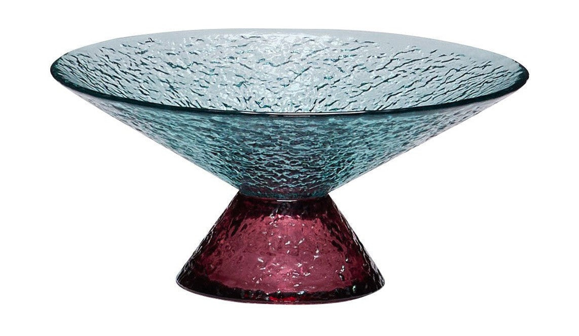 [product_category]-Hübsch Bonbon Glass Bowl Medium, Blue/Red-Hübsch-5712772131336-181804-HUB-1