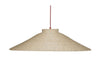 Hübsch Chand Ceiling Lamp, Natural/Red