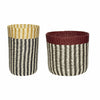 Hübsch Vertigo Baskets Set Of 2, Multicolour