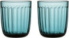 Iittala Raami Glass Sea Blue 2pcs, 26cl