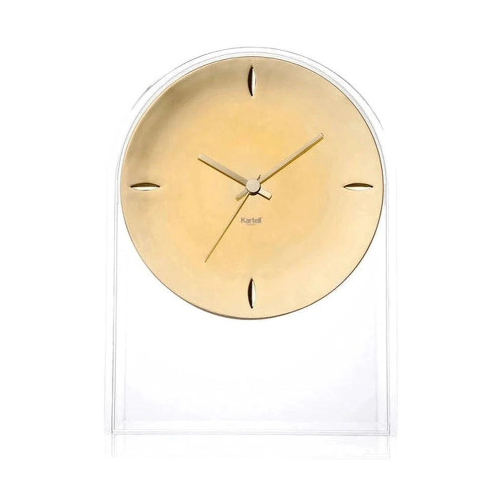 [product_category]-Kartell Air Du Temps Clock, Crystal/Gold-Kartell-8058967267570-01931GG-KAR-1