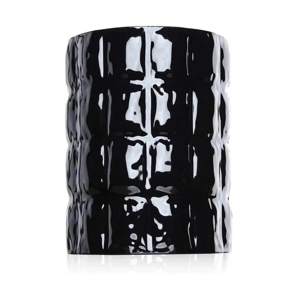 [product_category]-Kartell Matelassè Vase, Glossy Black-Kartell-8058967021509-01225E6-KAR-1