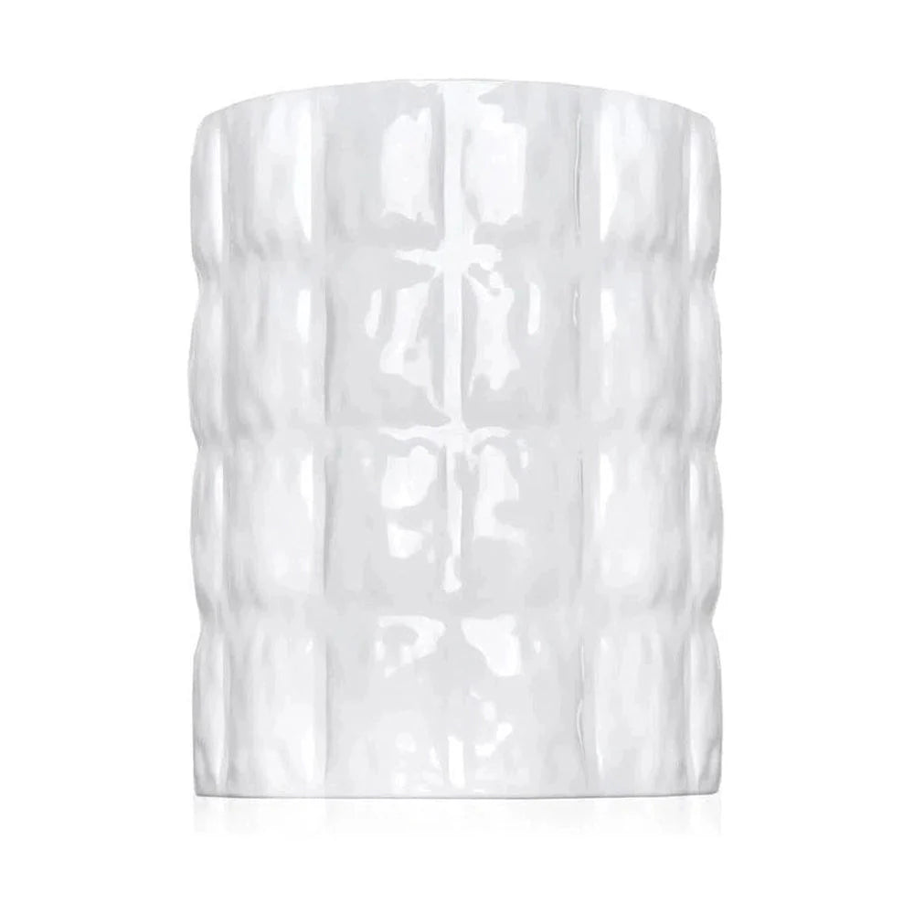 [product_category]-Kartell Matelassè Vase, Glossy White-Kartell-8058967021493-01225E5-KAR-1