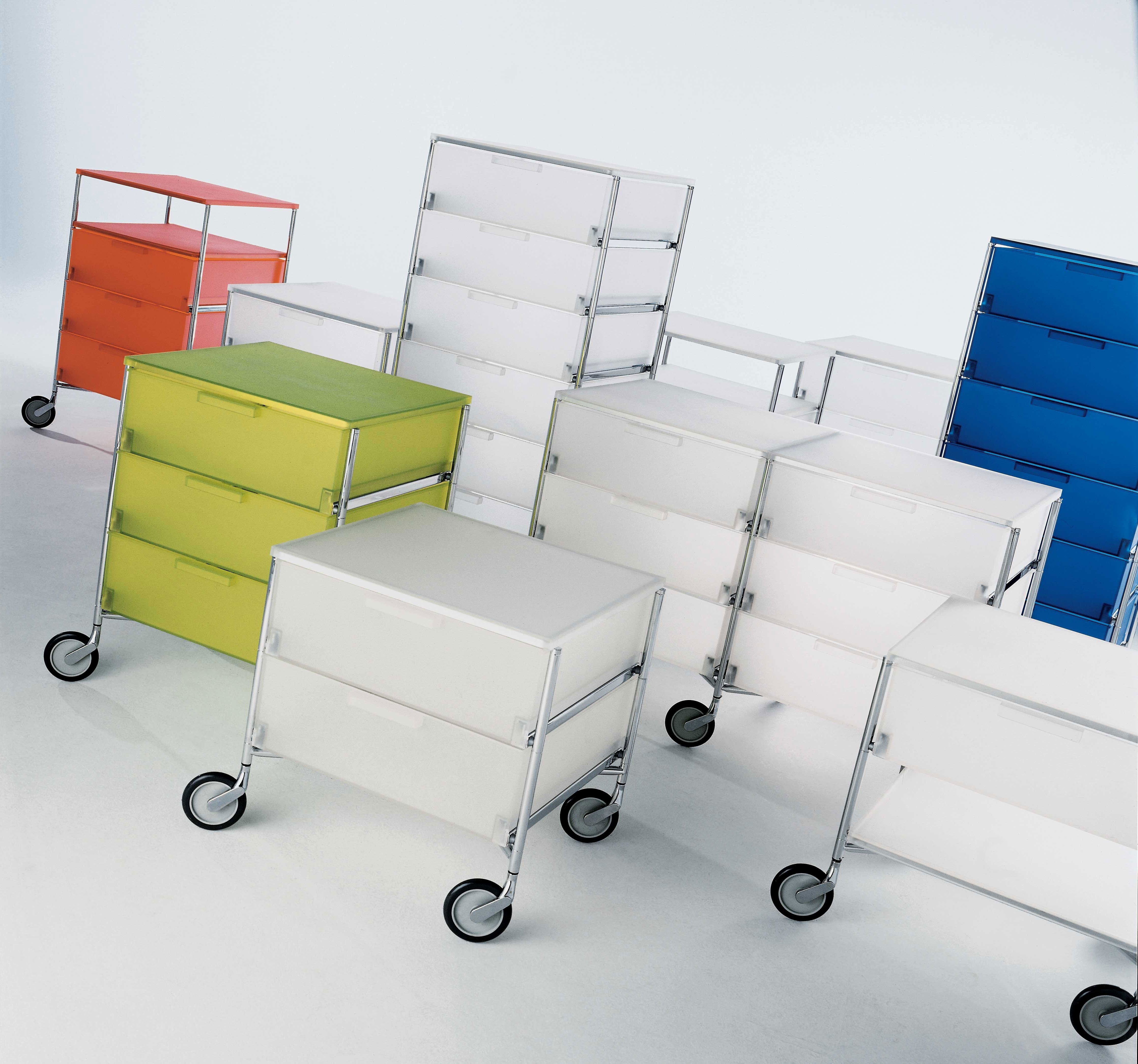 [product_category]-Kartell Mobil 6 Drawer With Feet, Cobalt Blue-Kartell-8058967028522-02041L2-KAR-6