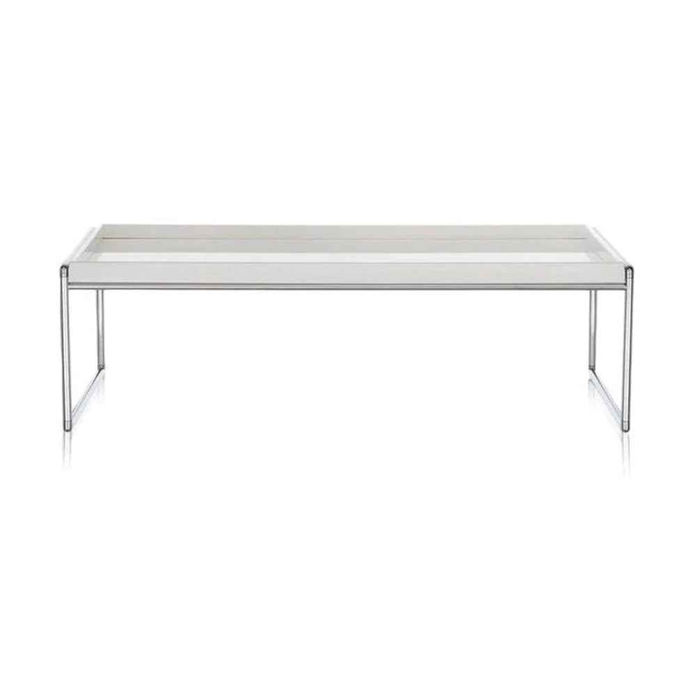 [product_category]-Kartell Trays Side Table 80x40 Cm, White-Kartell-8058967043327-0441003-KAR-1