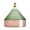 Kartell Trullo Centerpiece, Green/Pink