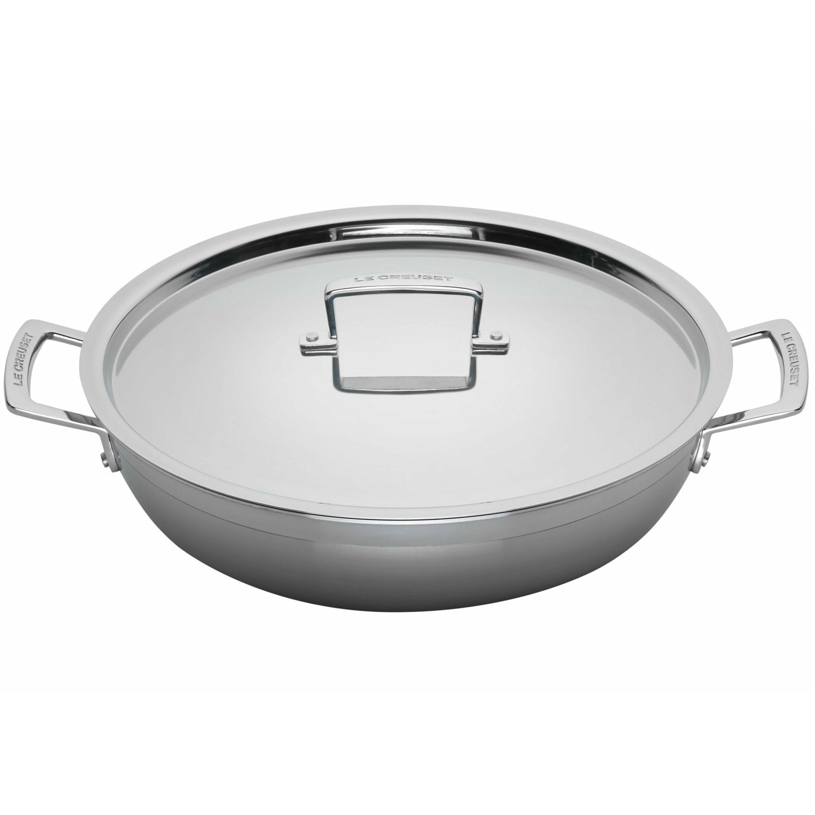 [product_category]-Le Creuset 3 Ply Professional Pan With Lid Non Stick, 30 Cm-Le Creuset-630870218504-96102830000000-LEC-1